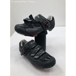 Zol Black Solid Athletic Cycling Shoe Men's Size 6